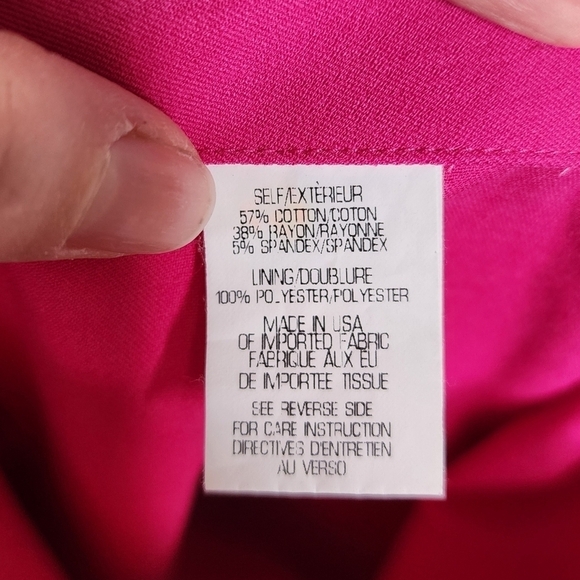 Theory Barbie Pink Front Pocket Pencil Skirt 0 - Picture 5 of 6